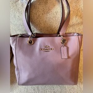 NEW Coach Bag/Tote. Beautiful Lilac butter soft leather.